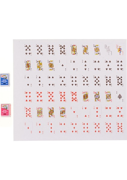 1 Takım 1:12 Sevimli Minyatür Dollhouse Sevimli Mini Poker Iskambil Kartları Tarzı Rastgele Mini Sevimli Poker Dollhouse Dıy Sahne Modeli (Yurt Dışından)
