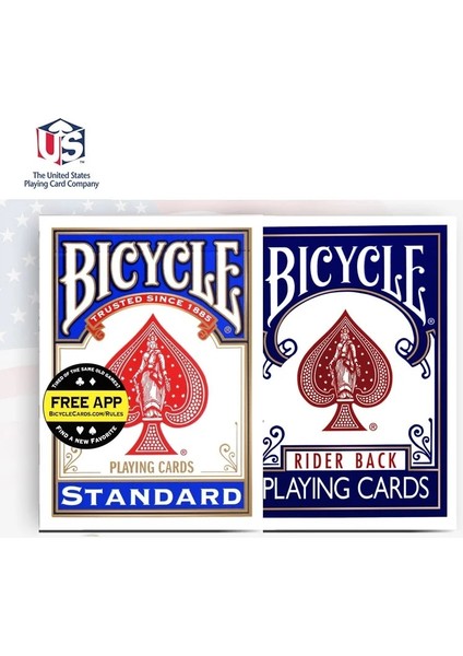 Uluslararası Kırmızı Stil Bisiklet Sürücüsü Geri Standart Dizin Oyun Kartları Redblue Güverte Poker Boyutu 808 Yeni Mühürlü Uspcc Abd Sihirli Kartlar Sihirli Hileler Sahne (Yurt Dışından) fırsatları