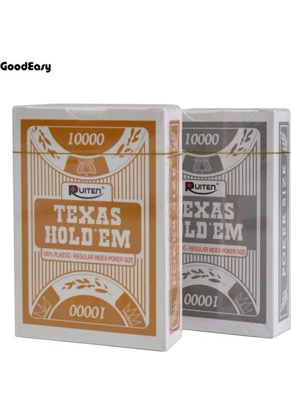 2 Gümüş Tarzı Texas Hold'em 100% Plastik Oyun Kartı Oyunu Pvc Konvansiyonel Poker Kartları Su Geçirmez ve Mat Cila Masa Oyunları Gümüş Altın (Yurt Dışından)