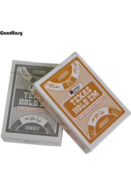 2 Gümüş Tarzı Texas Hold'em 100% Plastik Oyun Kartı Oyunu Pvc Konvansiyonel Poker Kartları Su Geçirmez ve Mat Cila Masa Oyunları Gümüş Altın (Yurt Dışından) fiyatları