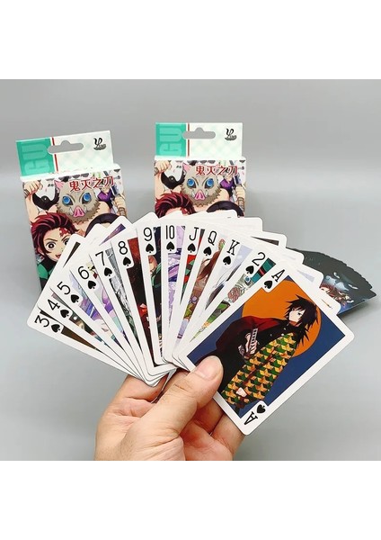 No.1 Tarzı Anime Iskambil Kağıtları Kart Oyunu Solitaire Masa Oyunu Kartları Set Poker Kart Destesi Poker Seyahat Oyunları (Yurt Dışından) fiyatları