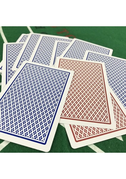 2kırmızı Stil Easytoday ve Suya Dayanıklı Pvc Poker Kartları Kırmızı ve Mavi Eğlence Bakara Oyun Kartları Texas Hold'em Poker Oyunları (Yurt Dışından) fırsatları