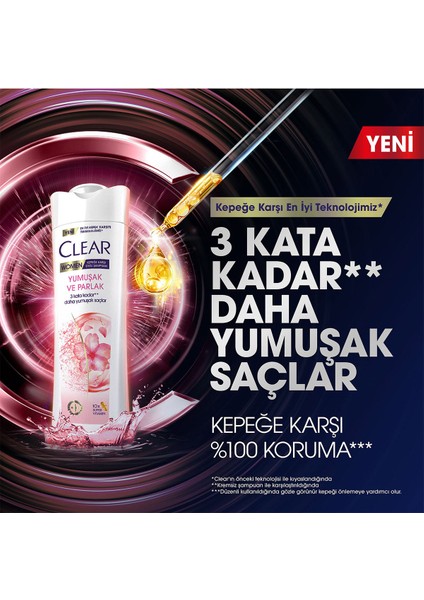 Women Kepeğe Karşı Etkili Şampuan Yumuşak ve Parlak 350 ml X3 modelleri