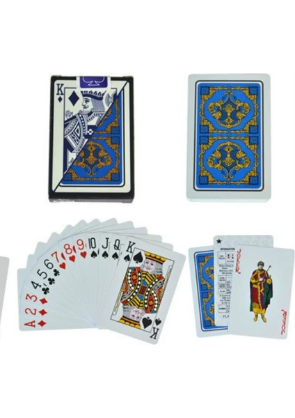 A-Mavi Tarzı 100% Pvc Yeni Desen Plastik Su Geçirmez Yetişkin Iskambil Kartları Oyunu Poker Kartları Masa Oyunları 58*88MM Kartlar Poker Kartları (Yurt Dışından)