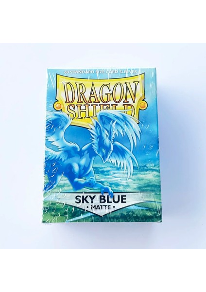 Mat Gök Mavisi Bir Stil Ejderha Kalkanı Kutusu Ygo Oyun Kartları Kollu Japon Yu-Gi-Oh Küçük Ölçekli Mını Masa Oyunu Kartları Için Oynayan Koruyucu Kapak (Yurt Dışından)