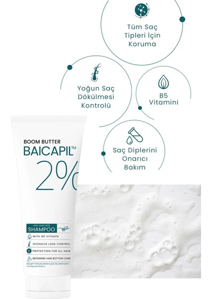 %2 Baicapil Dökülme Önleyici ve Onarım Şampuanı 250ML