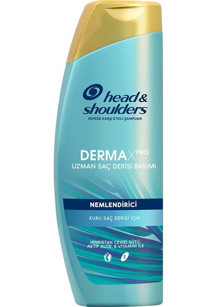 Head And Shoulders Dermaxpro Nemlendirici Kepek Karşıtı Şampuan Kuru Saç Derisi Için 350 ml