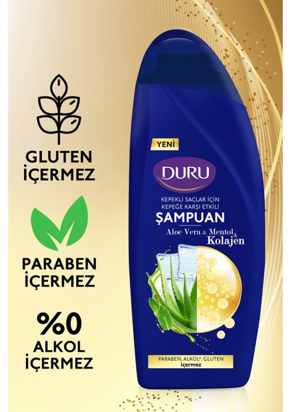 Aloe Vera&mentol&kolajen Kepeğe Karşı Etkili Şampuan 3X500 ml fiyatları