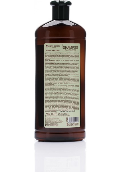 Herbal Shampoo For All Hair Types 750 ml Bitkisel Şampuan (Tüm Saç Tipleri)