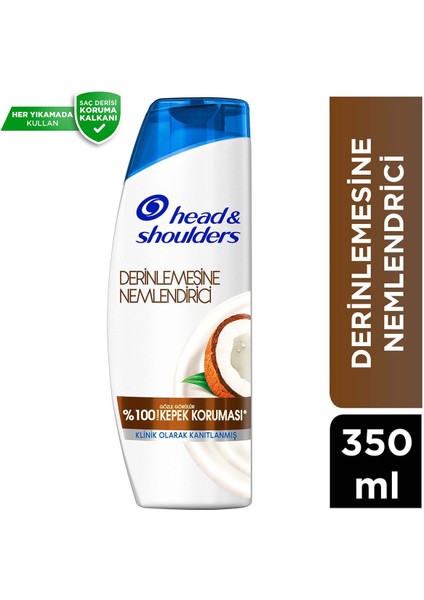 Head And Shoulders Derinlemesine Nemlendirici Kepeğe Karşı Karşı Etkili Şampuan 350 ml