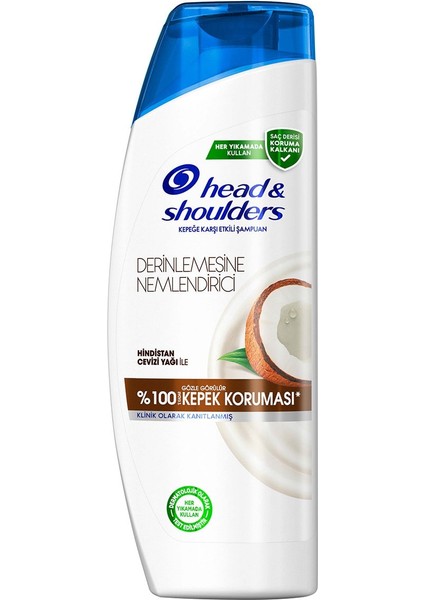 Head And Shoulders Derinlemesine Nemlendirici Kepeğe Karşı Karşı Etkili Şampuan 350 ml