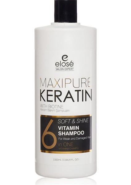 Keratin Tuzsuz Saç Bakım Şampuanı 1000 ml