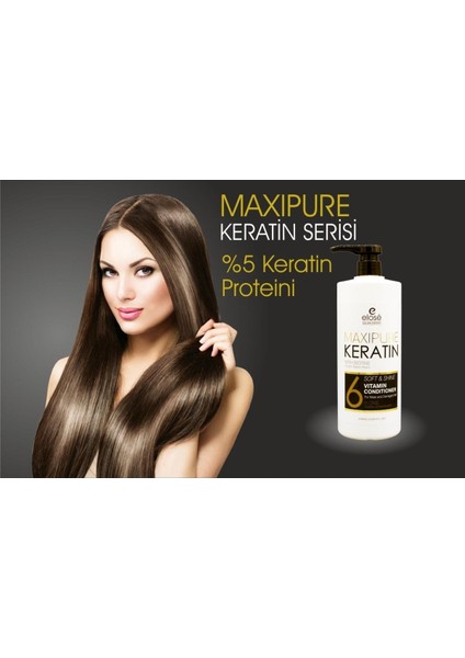 Keratin Tuzsuz Saç Bakım Şampuanı 1000 ml