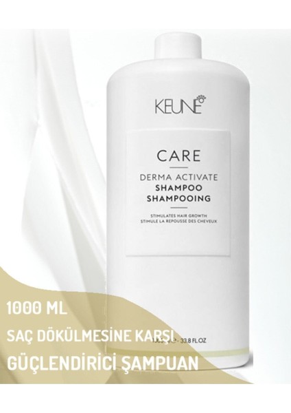 Care Derma Actıvate Shampoo Şampuan Saç Dökülmesine Karşı 1000ML