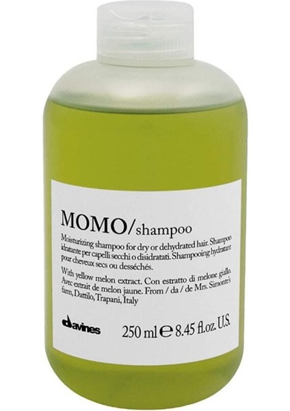 Professional Momo For Dry Hair Moisturising And Strengthening Natural Vegan Shampoo 250 ml