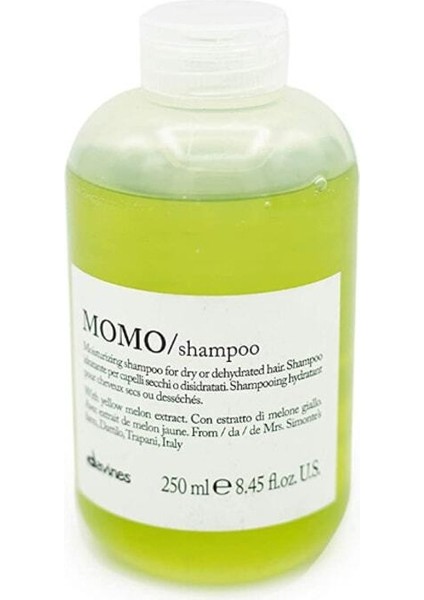 Professional Momo For Dry Hair Moisturising And Strengthening Natural Vegan Shampoo 250 ml