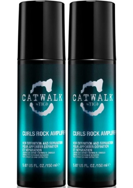 Bed Head Catwalk Curls Rock Amplifier 150ML 2 Li Set