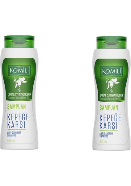 Komili Kepeğe Karşı Şampuan 500 ml (2 Adet)