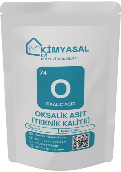 074 Oksalik Asit (Teknik Kalite) - Oxalıc Acıd 1 kg