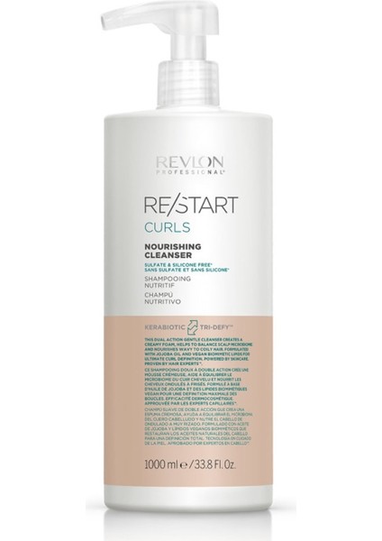 Restart Curls Nourıshıng Sülfat ve Silikon Içermeyen Şampuan 1000 ml