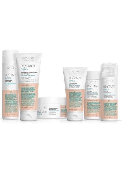 Restart Curls Nourıshıng Cleanser Dalgalı ve Kıvırcık Saçlar Için Besleyici Şampuan 250 ml