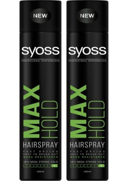 Max Hold Saç Spreyi x 2 Adet