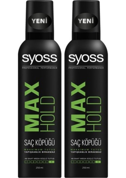 Max Hold Köpük 250 ml x 2 Adet