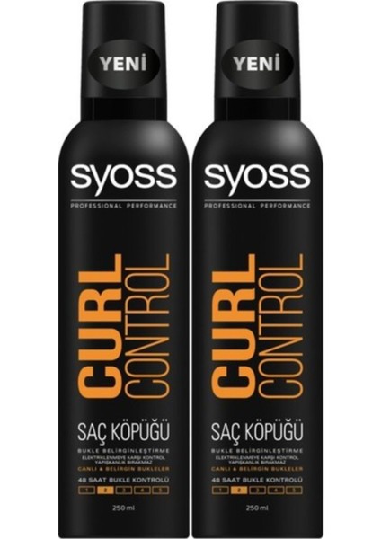 Curl Control- Bukle Belirginleştirici Köpük 250 ml x 2 Adet