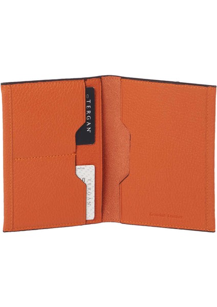 Turuncu Hakiki Deri Unisex Pasaportluk - S1PS00001657-J35 fiyatları