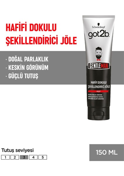 Gentleman Şekillendirici Jöle 150 ml