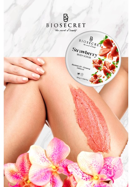 Body Scrub Çilekli 300 gr