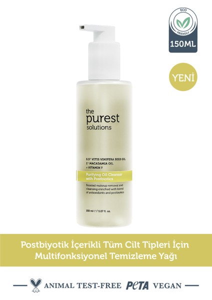 Postbiyotik Içerikli Multifonksiyonel Arındırıcı Temizleme Yağı 150 ml
