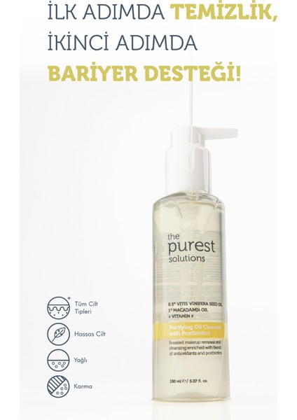 Postbiyotik Içerikli Multifonksiyonel Arındırıcı Temizleme Yağı 150 ml
