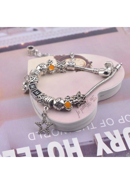 Kadın Bileklik, Harf/sayısal Kolye Yılan Zincir Hazine Kutusu Tokalı Bileklik Onun Için En Iyi Hediye (Boyut: 18CM) (Yurt Dışından) fiyatları