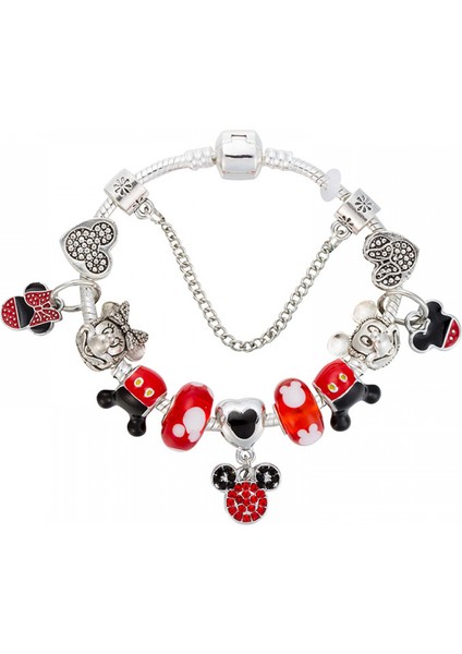 Çift Kristal Bileklik, Kristal Boncuklu Yılan Kemik Zinciri, Çoğu Bileğe Uyuyor, Hediyeler Için En Iyi Seçim (Boyut: 17CM) (Yurt Dışından)