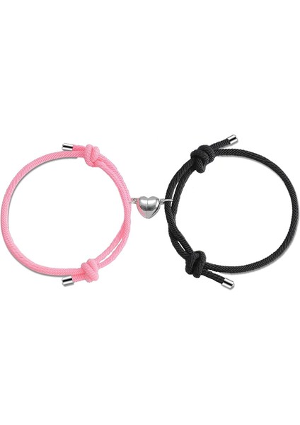 Adet Manyetik Çift Bilezikleri Kadın Erkek, Güneş ve Ay Cazibe Eşleşen Bilezik Sevgilisi Erkek Arkadaşı Için Hediyeler Kız Arkadaşı En Iyi Arkadaş (Yurt Dışından)