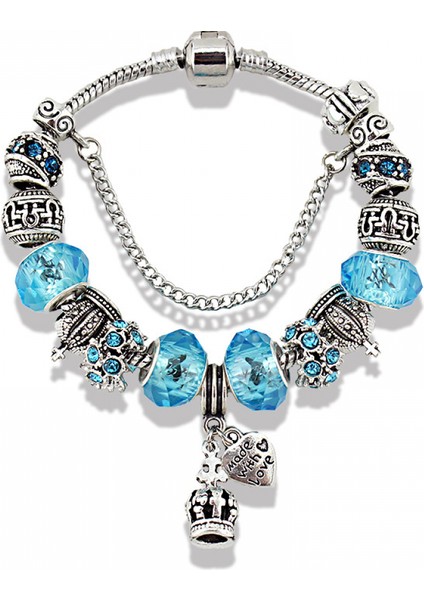 Kadın Charm Bileklik, Taç Kolye Kristal Boncuklu Yılan Kemik Zinciri, Hazine Kutusu Toka Bileklik, Çoğu Bileğe Uygun, Kadınlar Için Sevgililer Günü Hediyeleri (Boyut: 18CM) (Yurt Dışından) fiyatları