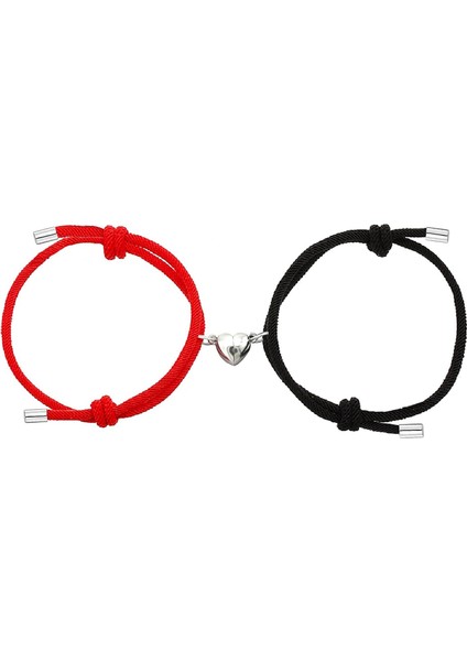 Adet Manyetik Çift Bilezikleri Kadın Erkek, Güneş ve Ay Cazibe Eşleşen Bilezik Sevgilisi Erkek Arkadaşı Için Hediyeler Kız Arkadaşı En Iyi Arkadaş (Yurt Dışından)