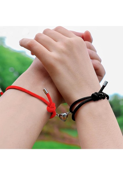 Adet Manyetik Çift Bilezikleri Kadın Erkek, Güneş ve Ay Cazibe Eşleşen Bilezik Sevgilisi Erkek Arkadaşı Için Hediyeler Kız Arkadaşı En Iyi Arkadaş (Yurt Dışından) fırsatları