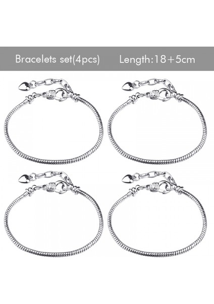 Kadın Charm Bilezikler, Takı Yapımı Için Kendin Yap El Işi Setleri Bilezikler, Kadınlar Için Sevgililer Günü Hediyeleri, Kız Çocuk Giyim Aksesuarları (Yurt Dışından) fırsatları