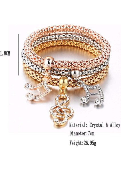 Adet/takım Çok Katmanlı Kelebek Kalp Fil Takılar Zincir Bilezik Kristal Streç Bilezik Kadınlar Için Genç Kız Takısı (Yurt Dışından) fiyatları