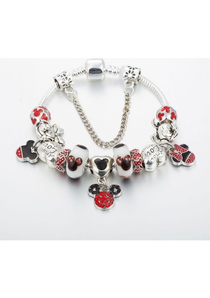 Kadın Charm Bileklik, Kolye Boncuklu Yılan Kemik Zinciri, Çoğu Bileğe Uygun, Kadınlar Için Sevgililer Günü Hediyesi (Boyut: 17CM) (Yurt Dışından) fiyatları