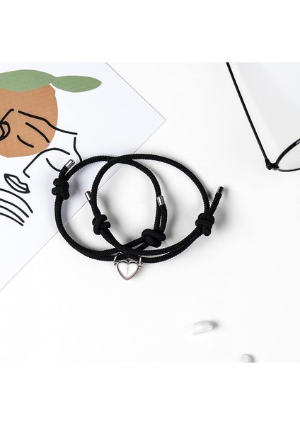 Adet Manyetik Çift Bilezikleri Kadın Erkek, Güneş ve Ay Cazibe Eşleşen Bilezik Sevgilisi Erkek Arkadaşı Için Hediyeler Kız Arkadaşı En Iyi Arkadaş (Yurt Dışından) modelleri