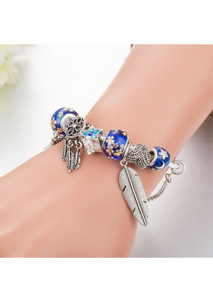 Kadın Charm Bileklik, Tüy Kolye Kristal Boncuklu Yılan Kemik Zinciri, Hazine Kutusu Toka Bileklik, Çoğu Bileğe Uygun, Kadınlar Için Sevgililer Günü Hediyeleri (Boyut: 17CM) (Yurt Dışından) fiyatları