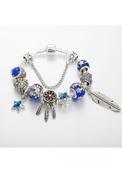 Kadın Charm Bileklik, Tüy Kolye Kristal Boncuklu Yılan Kemik Zinciri, Hazine Kutusu Toka Bileklik, Çoğu Bileğe Uygun, Kadınlar Için Sevgililer Günü Hediyeleri (Boyut: 17CM) (Yurt Dışından) fırsatları