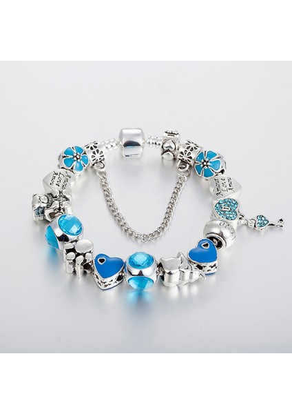 Kadınlar Charm Yılan Kemik Zinciri, Anahtar Kolye Boncuklu Anahtar Kolye Boncuklu Bilezik, Çoğu Bileğe Uyuyor, Kadınlar Için En Iyi Tatil Hediyesi (Boyut: 18CM) (Yurt Dışından) fırsatları