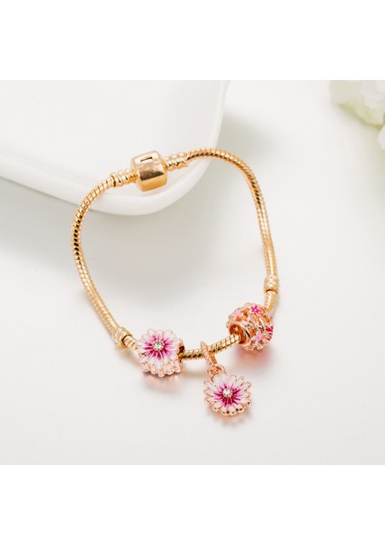 Kadın Charm Bileklik, Çiçek Kolye Bileklik, Çoğu Bileğe Uygun, Kadınlar Için Sevgililer Günü Hediyeleri (Boyut: 18CM) (Yurt Dışından) fiyatları