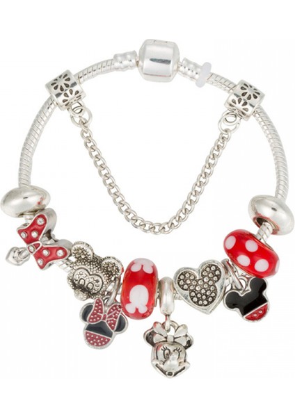 Kadın Boncuklu Bileklik, Fare Kolyeli Yılan Kemik Zinciri, Hazine Kutusu Toka Bileklik, Çoğu Bileğe Uygun, Kadınlar Için En Iyi Tatil Hediyeleri (Boyut: 17CM) (Yurt Dışından)