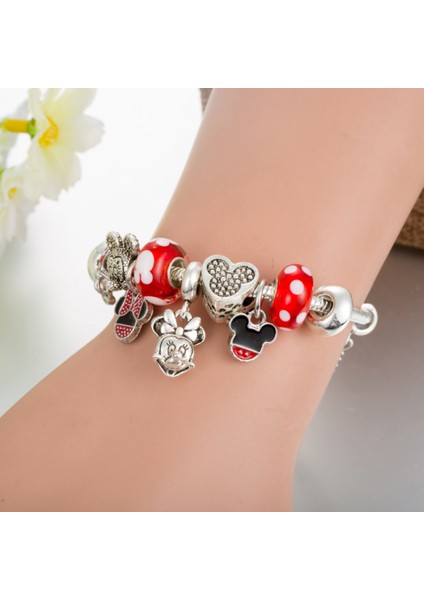 Kadın Boncuklu Bileklik, Fare Kolyeli Yılan Kemik Zinciri, Hazine Kutusu Toka Bileklik, Çoğu Bileğe Uygun, Kadınlar Için En Iyi Tatil Hediyeleri (Boyut: 17CM) (Yurt Dışından) modelleri