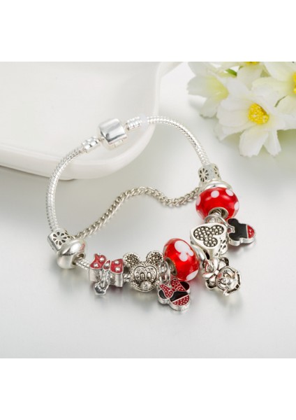 Kadın Boncuklu Bileklik, Fare Kolyeli Yılan Kemik Zinciri, Hazine Kutusu Toka Bileklik, Çoğu Bileğe Uygun, Kadınlar Için En Iyi Tatil Hediyeleri (Boyut: 17CM) (Yurt Dışından) fırsatları